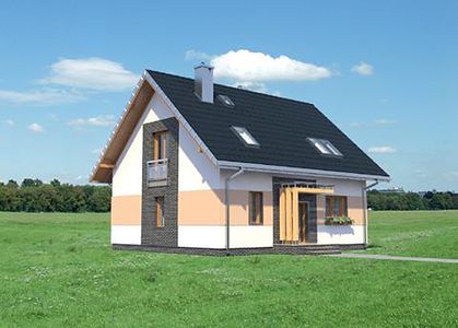 Фасад дома GCD-6497-93 Фасад дома GCD-6497-93