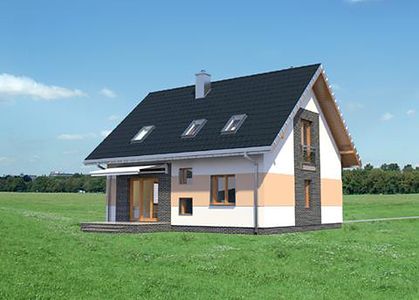Фасад дома GCD-6497-93 Фасад дома GCD-6497-93